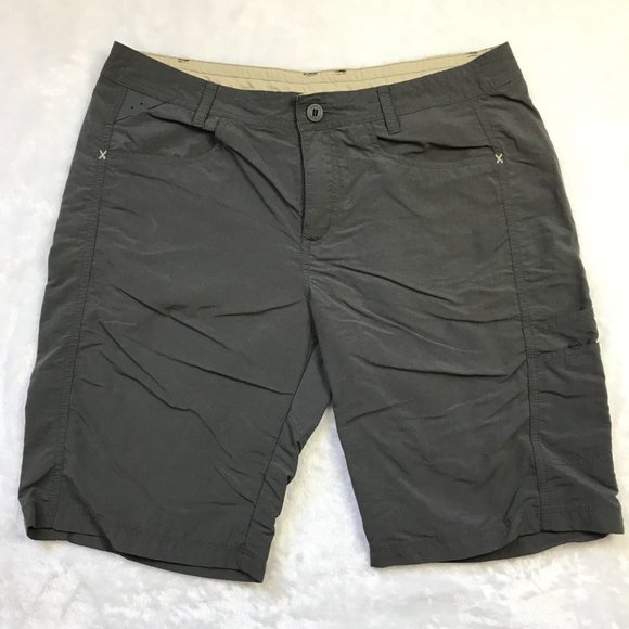 Patagonia Away From Home Shorts Forge Grey Lightweight Hiking‎ Womens Size 12 - Picture 11 of 11